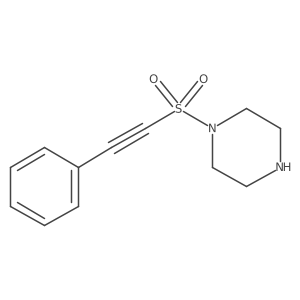 1-(Phenylethynesulfonyl)piperazine Structure