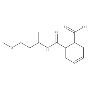 3-Cyclohexene-1-carboxylic acid, 6-[[(3-methoxy-1-methylpropyl)amino]carbonyl]- Structure