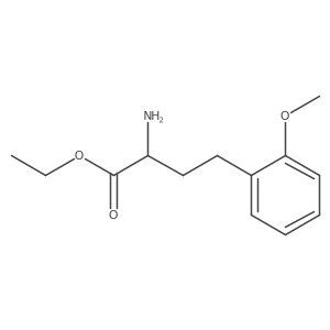 Ethyl 2-amino-4-(2-methoxyphenyl)butanoate Structure