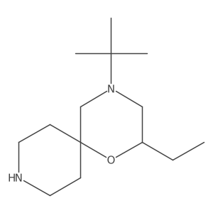 8-Tert-butyl-10-ethyl-11-oxa-3,8-diazaspiro[5.5]undecane Structure