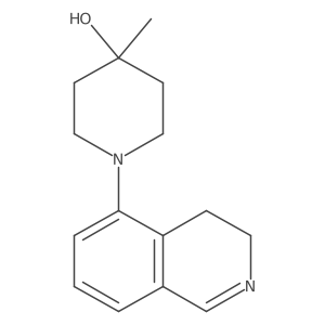 1-(3,4-Dihydro-5-isoquinolinyl)-4-methyl-4-piperidinol Structure