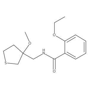 2-ethoxy-N-((3-methoxytetrahydrothiophen-3-yl)methyl)benzamide结构式