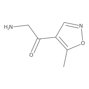 2-Amino-1-(5-methyl-1,2-oxazol-4-yl)ethan-1-one结构式