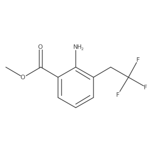 Methyl 2-amino-3-(2,2,2-trifluoroethyl)benzoate Structure