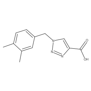 1-[(3,4-dimethylphenyl)methyl]-1H-1,2,3-triazole-4-carboxylic acid Structure