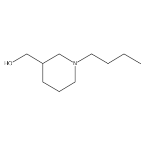 1-Butyl-3-piperidinemethanol结构式