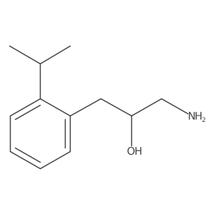1-Amino-3-[2-(propan-2-yl)phenyl]propan-2-ol Structure