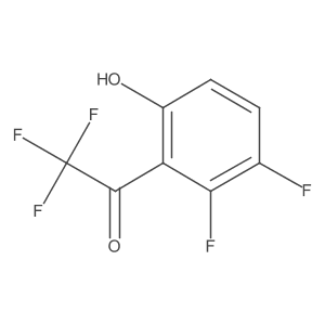 1-(2,3-Difluoro-6-hydroxyphenyl)-2,2,2-trifluoroethanone结构式