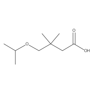 3,3-Dimethyl-4-(propan-2-yloxy)butanoic acid Structure