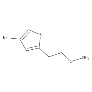 o-[2-(4-Bromothiophen-2-yl)ethyl]hydroxylamine结构式