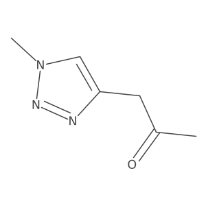 1-(1-methyl-1H-1,2,3-triazol-4-yl)propan-2-one结构式
