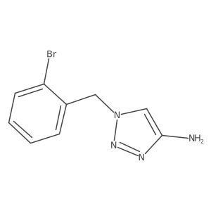 1-[(2-Bromophenyl)methyl]-1H-1,2,3-triazol-4-amine结构式