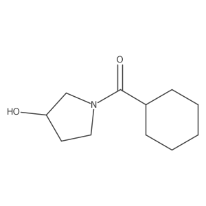 (R)-Cyclohexyl(3-hydroxypyrrolidin-1-yl)methanone结构式