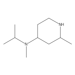 N,2-Dimethyl-N-(propan-2-yl)piperidin-4-amine Structure