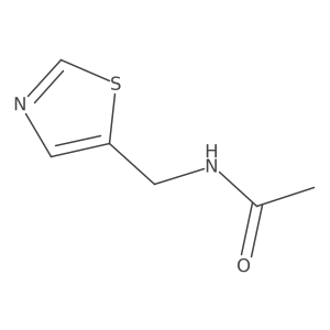 N-[(1,3-thiazol-5-yl)methyl]acetamide结构式