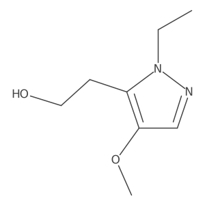 2-(1-ethyl-4-methoxy-1H-pyrazol-5-yl)ethan-1-ol Structure