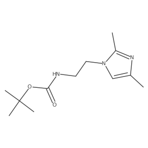 Tert-butyl 2-(2,4-dimethyl-1h-imidazol-1-yl)ethylcarbamate Structure