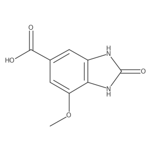 7-methoxy-2-oxo-2,3-dihydro-1H-1,3-benzodiazole-5-carboxylic acid Structure