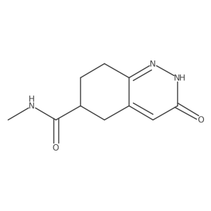 N-Methyl-3-oxo-2,3,5,6,7,8-hexahydrocinnoline-6-carboxamide Structure