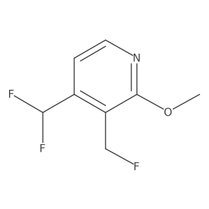 4-(Difluoromethyl)-3-(fluoromethyl)-2-methoxypyridine Structure