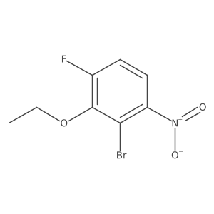 1-Bromo-2-ethoxy-3-fluoro-6-nitrobenzene Structure