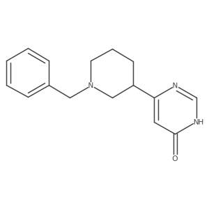 6-(1-Benzylpiperidin-3-yl)pyrimidin-4-ol Structure