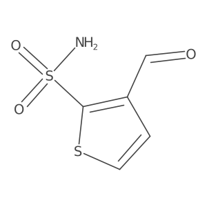 3-Formylthiophene-2-sulfonamide结构式