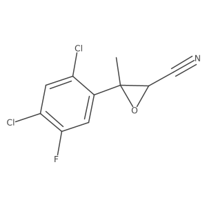 3-(2,4-Dichloro-5-fluorophenyl)-3-methyloxirane-2-carbonitrile Structure