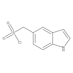 (1H-indol-5-yl)methanesulfonyl chloride结构式