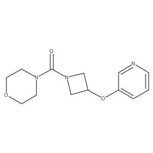 Morpholino(3-(pyridin-3-yloxy)azetidin-1-yl)methanone Structure