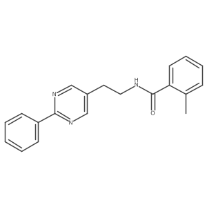 2-methyl-N-(2-(2-phenylpyrimidin-5-yl)ethyl)benzamide Structure