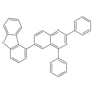 6-(1-Dibenzofuranyl)-2,4-diphenylquinazoline Structure