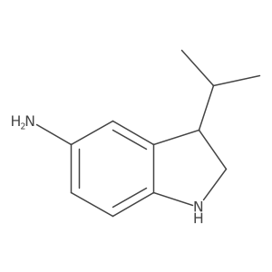 3-(Propan-2-yl)-2,3-dihydro-1H-indol-5-amine Structure