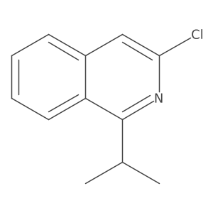 3-Chloro-1-isopropylisoquinoline结构式