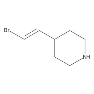 4-(2-Bromoethenyl)piperidine结构式