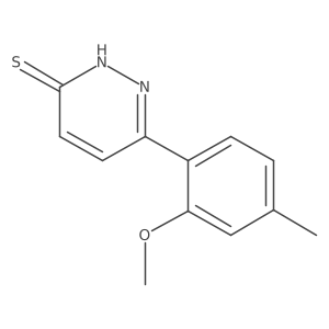6-(2-Methoxy-4-methylphenyl)pyridazine-3-thiol结构式