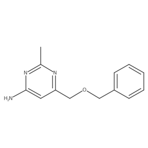 6-[(Benzyloxy)methyl]-2-methylpyrimidin-4-amine Structure