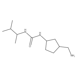 1-[3-(Aminomethyl)cyclopentyl]-3-(3-methylbutan-2-yl)urea Structure