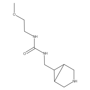 1-({3-Azabicyclo[3.1.0]hexan-6-yl}methyl)-3-(2-methoxyethyl)urea结构式