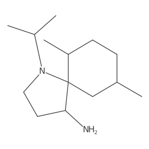 6,9-Dimethyl-1-(propan-2-yl)-1-azaspiro[4.5]decan-4-amine Structure