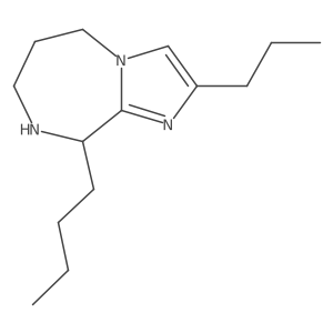 9-butyl-2-propyl-5H,6H,7H,8H,9H-imidazo[1,2-a][1,4]diazepine结构式