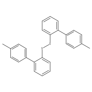 1,2-Bis(4'-methylbiphenyl-2-yl)disulfane Structure