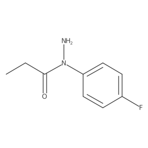N-(4-fluorophenyl)propanehydrazide Structure