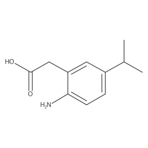 2-(2-Amino-5-isopropylphenyl)acetic acid Structure