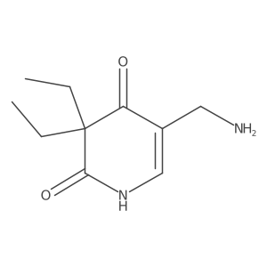 5-(Aminomethyl)-3,3-diethyl-1,2,3,4-tetrahydropyridine-2,4-dione Structure