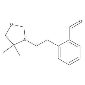 2-[2-(4,4-Dimethyl-1,3-oxazolidin-3-yl)ethyl]benzaldehyde Structure