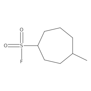 4-Methylcycloheptane-1-sulfonyl fluoride结构式