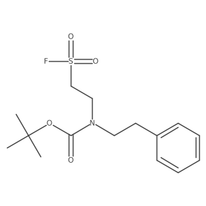 tert-butyl N-[2-(fluorosulfonyl)ethyl]-N-(2-phenylethyl)carbamate Structure