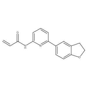 N-[6-(2,3-Dihydro-1-benzofuran-5-yl)pyridin-2-yl]prop-2-enamide Structure