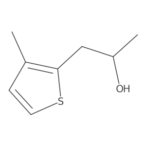 (2S)-1-(3-methylthiophen-2-yl)propan-2-ol结构式